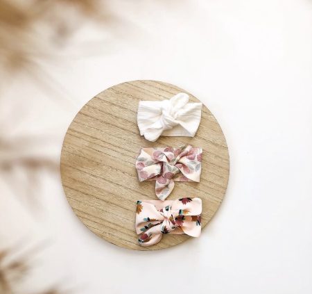 LE BANDEAU TRIPLE GAZE UNIE (tissu au choix)