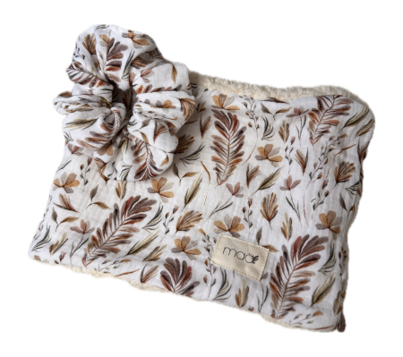 SNOOD tour de cou mouton / double gaze à motifs (tissu au choix)