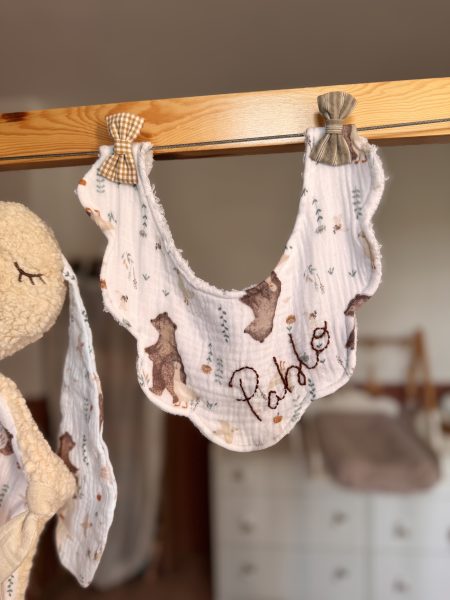BAVOIR NUAGE (tissu au choix)
