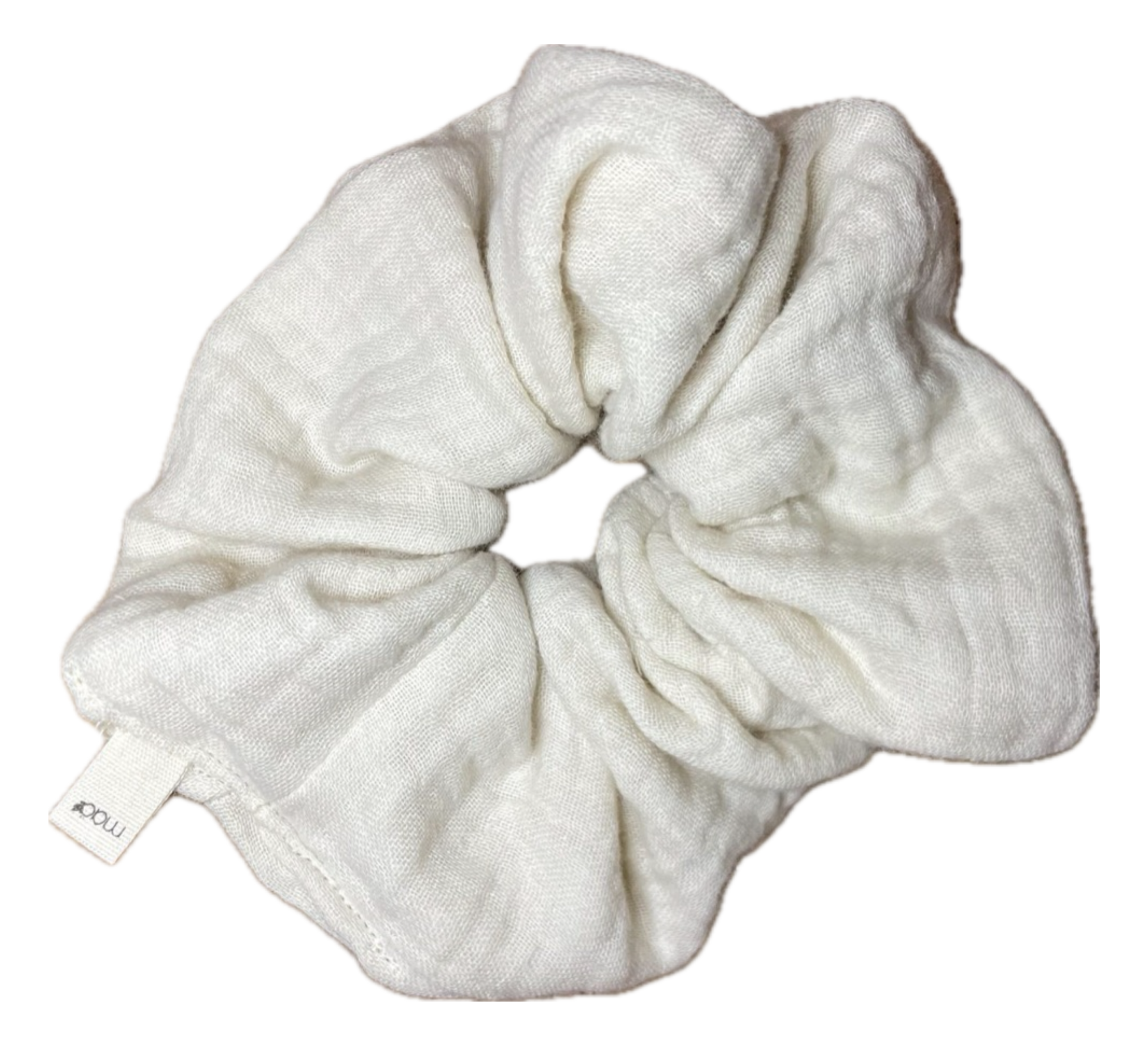 LE CHOUCHOU TRIPLE GAZE UNIE (tissu au choix)