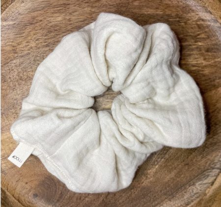 LE CHOUCHOU TRIPLE GAZE UNIE (tissu au choix)