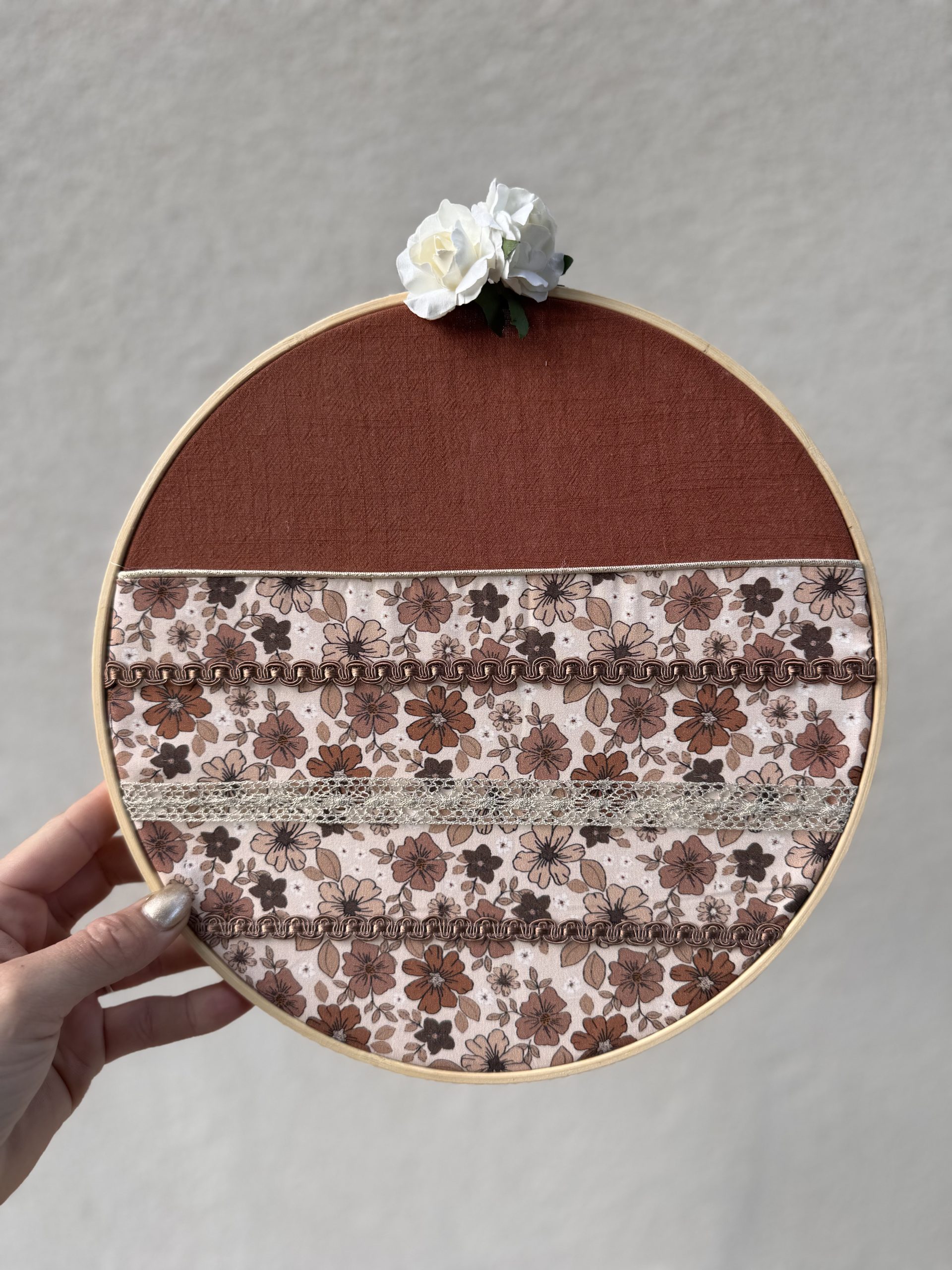PORTE BARRETTES « Boho cuivré » BRODÉ – Image 3