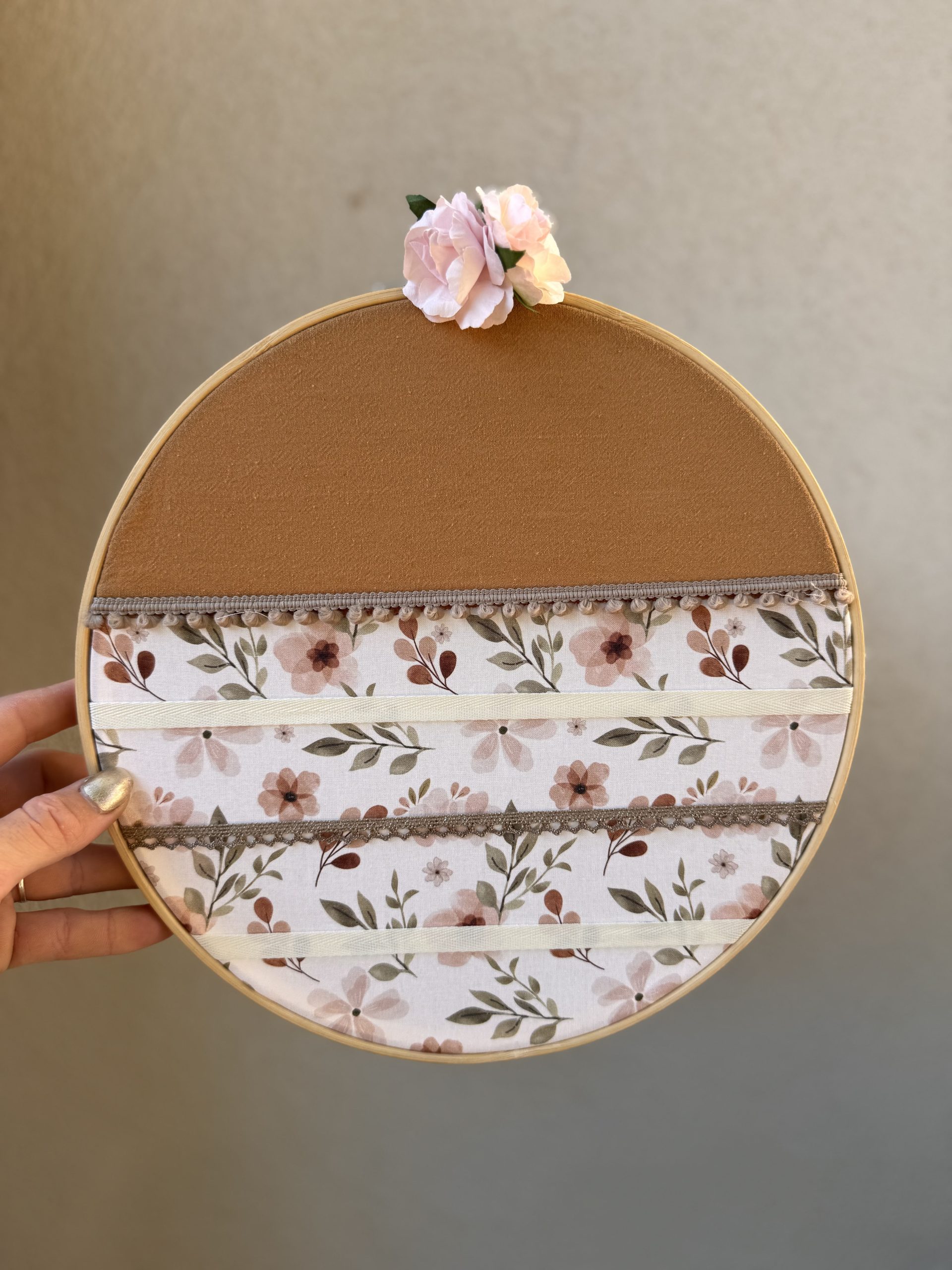 PORTE BARRETTES « Rosée sauvage » BRODÉ – Image 3