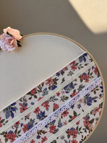 PORTE BARRETTES « Jardin Fleuri » BRODÉ
